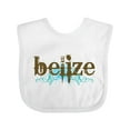 thumbnail image 1 of Inktastic Belize Country Grunge Shirts Boys or Girls Baby Bib, 1 of 4