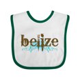 thumbnail image 1 of Inktastic Belize Country Grunge Shirts Boys or Girls Baby Bib, 1 of 4
