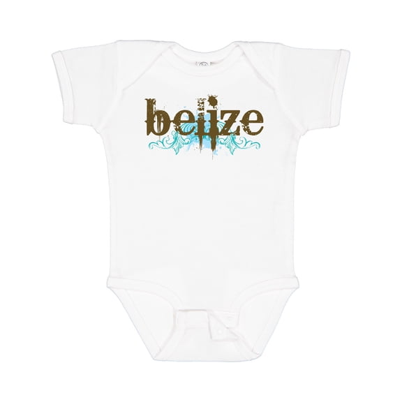 Inktastic Belize Country Grunge Shirts Boys or Girls Baby Bodysuit