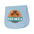 thumbnail image 1 of Inktastic Bermuda Vacation Trip Baby Burp Cloth, 1 of 3