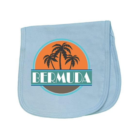 Inktastic Bermuda Vacation Trip Baby Burp Cloth