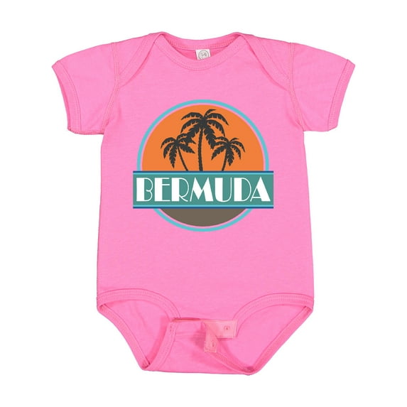 Inktastic Bermuda Vacation Trip Boys or Girls Baby Bodysuit