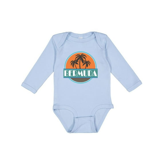 Inktastic Bermuda Vacation Trip Boys or Girls Long Sleeve Baby Bodysuit