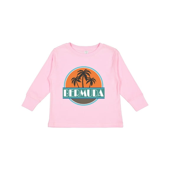 Inktastic Bermuda Vacation Trip Boys or Girls Long Sleeve Toddler T-Shirt