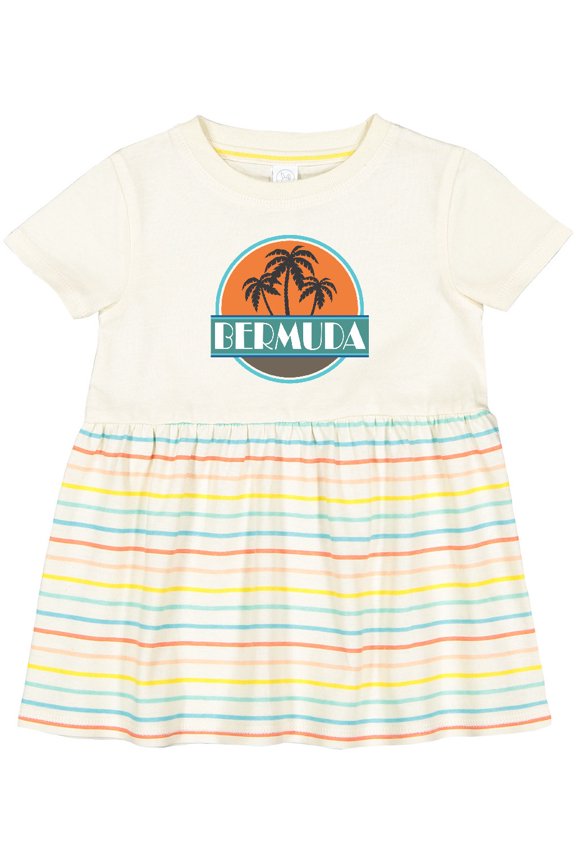 Bermuda Vacation Trip Girls Baby Dress