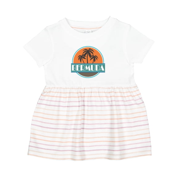 Inktastic Bermuda Vacation Trip Girls Baby Dress