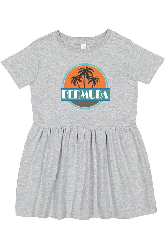 Bermuda Vacation Trip Girls Toddler Dress