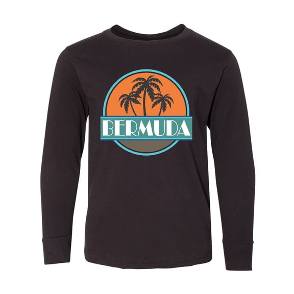 Inktastic Bermuda Vacation Trip Long Sleeve Youth T-Shirt