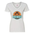 thumbnail image 1 of Inktastic Bermuda Vacation Trip Women's V-Neck T-Shirt, 1 of 5