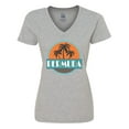 thumbnail image 1 of Inktastic Bermuda Vacation Trip Women's V-Neck T-Shirt, 1 of 5