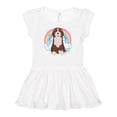 thumbnail image 1 of Inktastic Bernedoodle Dog Gifts Girls Baby Dress, 1 of 5