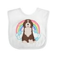 thumbnail image 1 of Inktastic Bernedoodle Dog Girls Baby Bib, 1 of 4