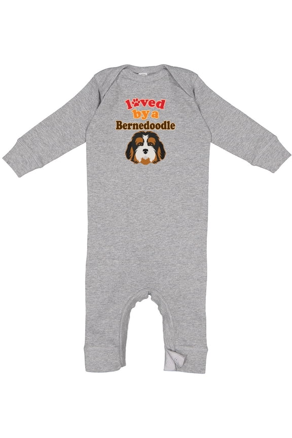 Bernedoodle Dog Lover Baby Romper Coveralls