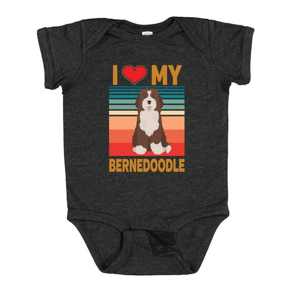 Inktastic Bernedoodle Dog Lover Boys or Girls Baby Bodysuit