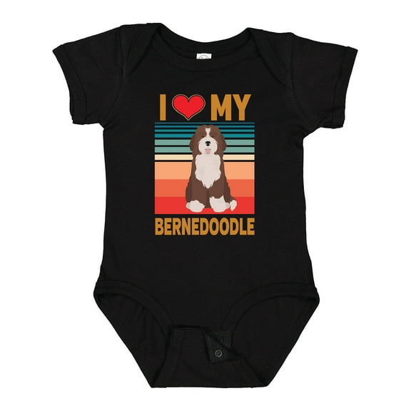 Inktastic Bernedoodle Dog Lover Boys or Girls Baby Bodysuit