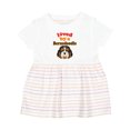 thumbnail image 1 of Inktastic Bernedoodle Dog Lover Girls Baby Dress, 1 of 5