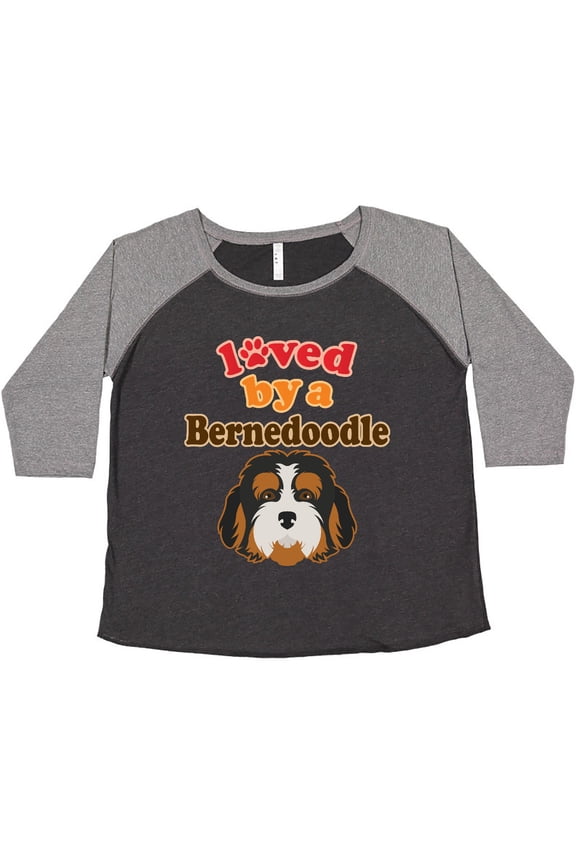 Bernedoodle Dog Lover Women's Plus Size T-Shirt