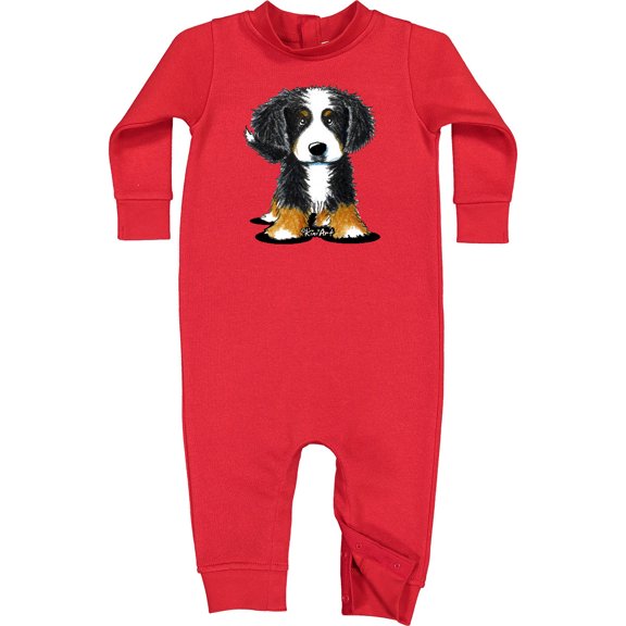 Inktastic Bernese Mountain Dog Baby Fleece Romper