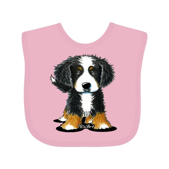Inktastic Bernese Mountain Dog Boys or Girls Baby Bib