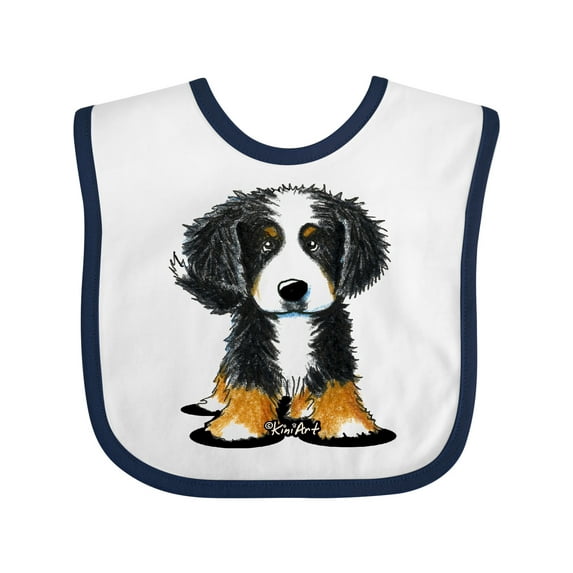 Inktastic Bernese Mountain Dog Boys or Girls Baby Bib