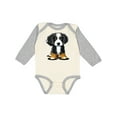 thumbnail image 1 of Inktastic Bernese Mountain Dog Boys or Girls Long Sleeve Baby Bodysuit, 1 of 5