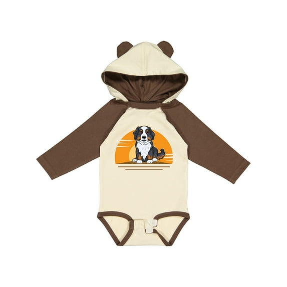 Inktastic Bernese Mountain Dog Boys or Girls Long Sleeve Baby Bodysuit