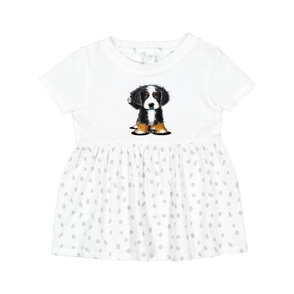 Inktastic Bernese Mountain Dog Girls Baby Dress