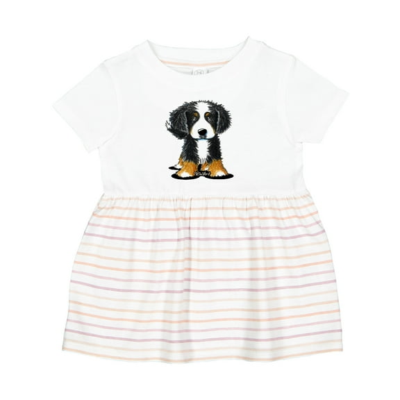 Inktastic Bernese Mountain Dog Girls Baby Dress