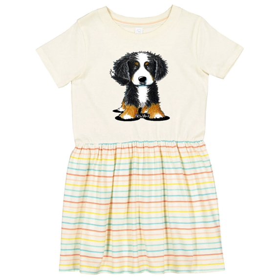 Inktastic Bernese Mountain Dog Girls Toddler Dress