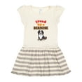 thumbnail image 1 of Inktastic Bernese Mountain Dog Lover Gift Toddler Girl Dress, 1 of 4