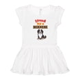 thumbnail image 1 of Inktastic Bernese Mountain Dog Lover Girls Toddler Dress, 1 of 5