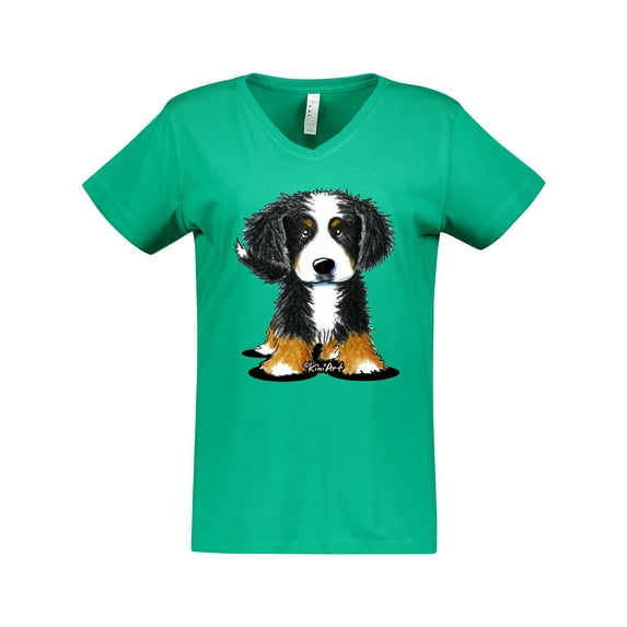 Inktastic Bernese Mountain Dog Women's V-Neck T-Shirt