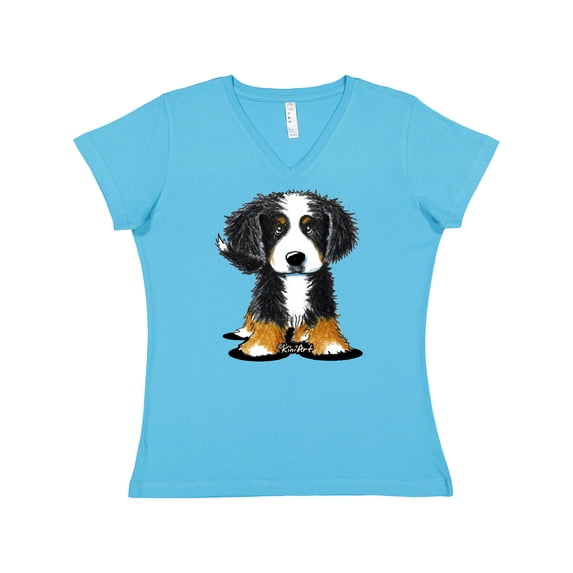 Inktastic Bernese Mountain Dog Women's V-Neck T-Shirt