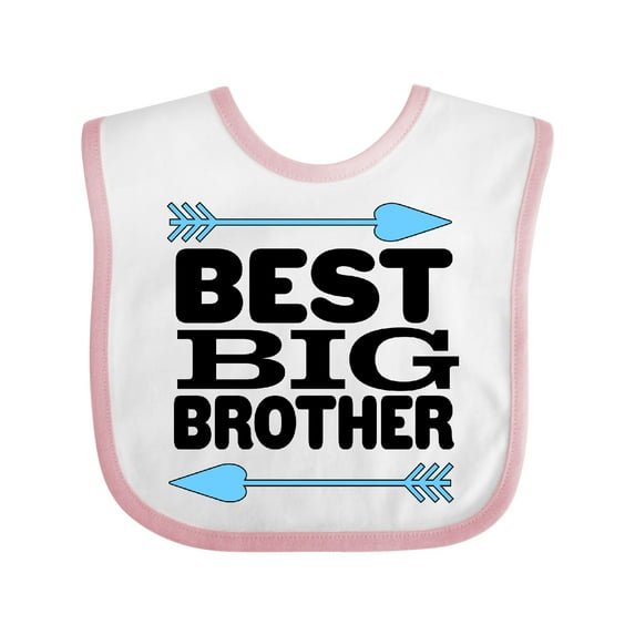 Inktastic Best Big Brother Boys Baby Bib