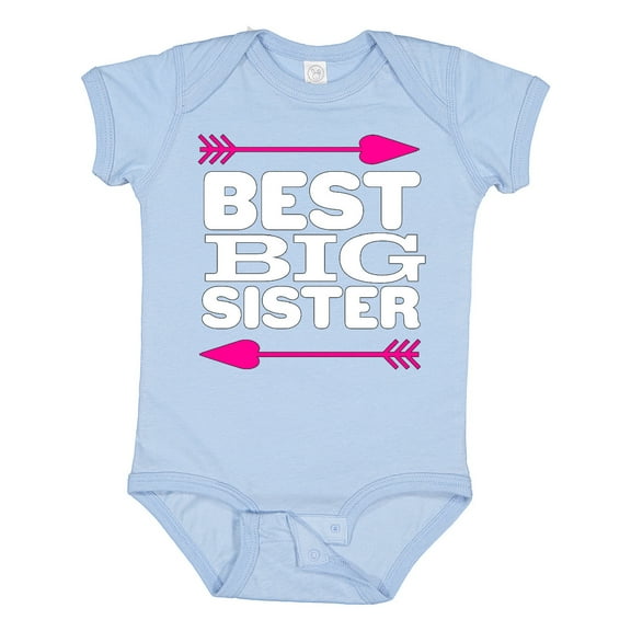 Inktastic Best Big Sister Girls Baby Bodysuit