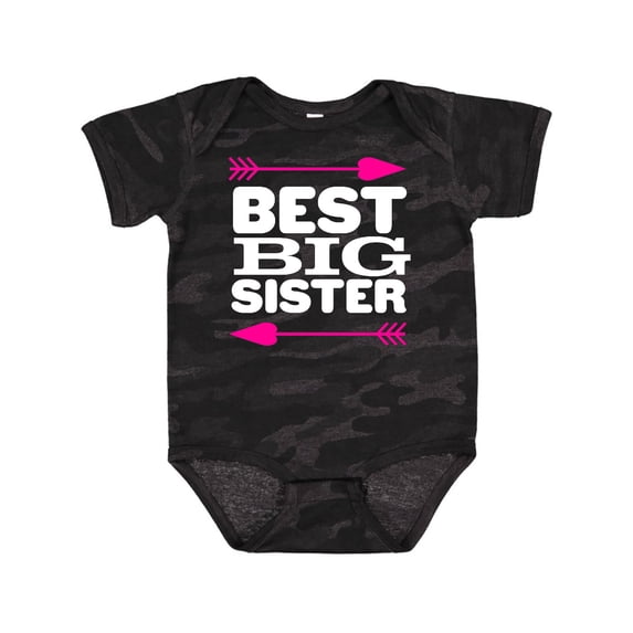 Inktastic Best Big Sister Girls Baby Bodysuit