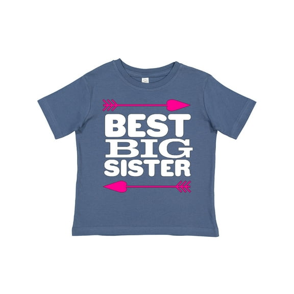 Inktastic Best Big Sister Girls Toddler T-Shirt