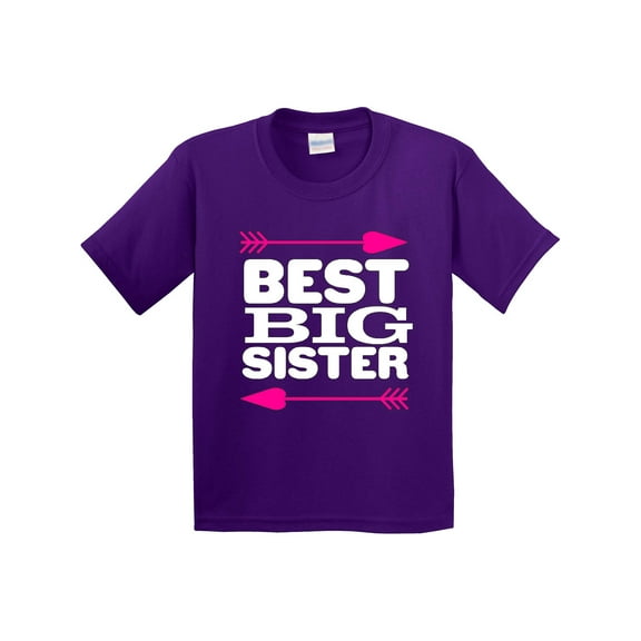 Inktastic Best Big Sister Youth T-Shirt