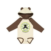 Inktastic Best Buds Abuelito Approved with Tophat and Mustache Boys Long Sleeve Baby Bodysuit