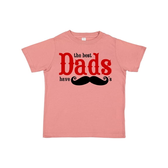 Inktastic Best Dads Have Mustaches Boys or Girls Toddler T-Shirt