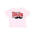 thumbnail image 1 of Inktastic Best Dads Have Mustaches Boys or Girls Toddler T-Shirt, 1 of 5