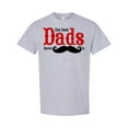 thumbnail image 1 of Inktastic Best Dads Have Mustaches T-Shirt, 1 of 5
