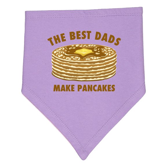Inktastic Best Dads Make Pancakes Baby Bandana Bib