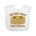 thumbnail image 1 of Inktastic Best Dads Make Pancakes Boys or Girls Baby Bib, 1 of 4