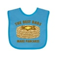 thumbnail image 1 of Inktastic Best Dads Make Pancakes Boys or Girls Baby Bib, 1 of 4