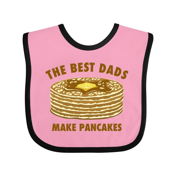 Inktastic Best Dads Make Pancakes Boys or Girls Baby Bib