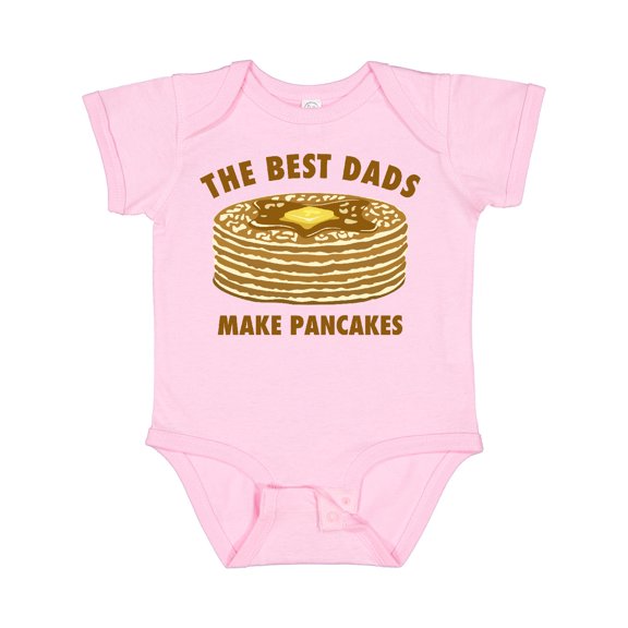 Inktastic Best Dads Make Pancakes Boys or Girls Baby Bodysuit