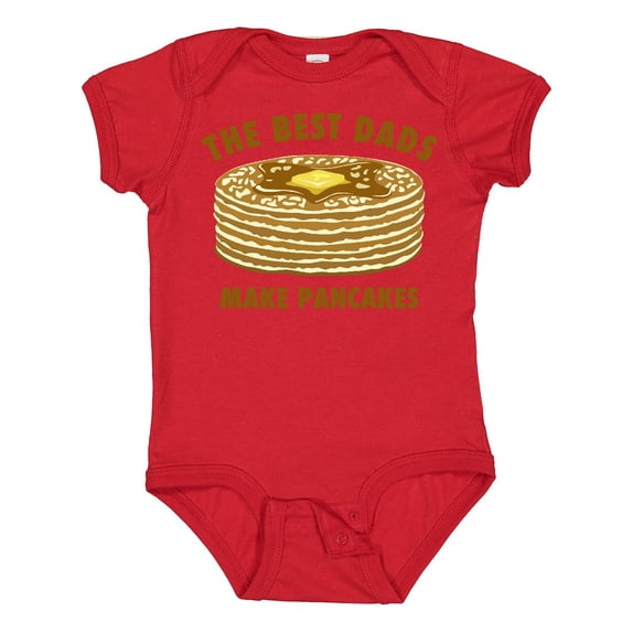 Inktastic Best Dads Make Pancakes Boys or Girls Baby Bodysuit