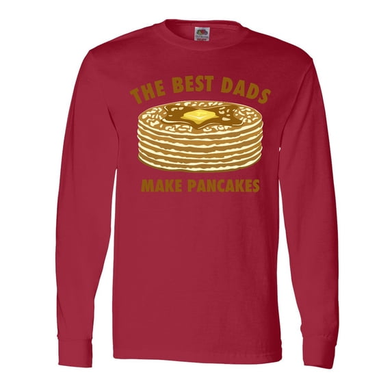 Inktastic Best Dads Make Pancakes Long Sleeve T-Shirt