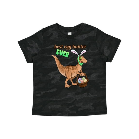 Inktastic Best Egg Hunter Ever Easter Dinosaur Boys or Girls Toddler T-Shirt